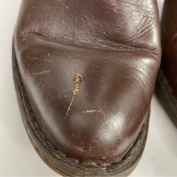 Born Ivy Brown Leather Daisy Cutout Heeled Western Boot - Picture 11 of 17